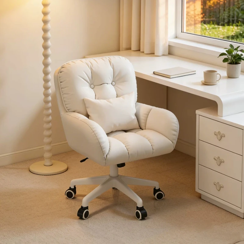 Designer Comfortable Office Chair Beige Modern White Occasional Office Chairs Ergonomic Sillas De Oficina Office Furniture
Designer Comfortable Office Chair Beige Modern White Occasional Office Chairs Ergonomic Sillas De Oficina Office Furniture