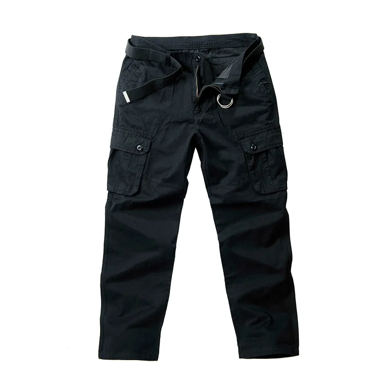 Loose Straight Leg Men's Workwear Trousers Multi Pockets Casual Pants Fashionable Urban Style Cotton Spring Autumn
Loose Straight Leg Men's Workwear Trousers Multi Pockets Casual Pants Fashionable Urban Style Cotton Spring Autumn