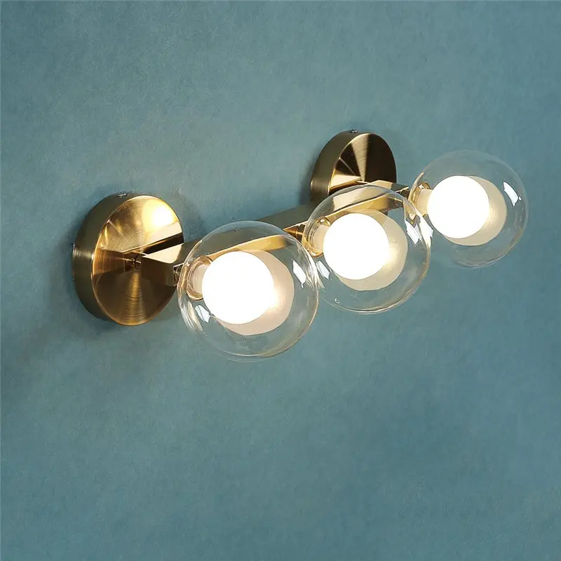 Nordic Modern Glass Wall Lamps Iron Plated Multi Head Combination Decorative Mirror Headlight Customized Wholesale LED Wall Lamp
Nordic Modern Glass Wall Lamps Iron Plated Multi Head Combination Decorative Mirror Headlight Customized Wholesale LED Wall Lamp