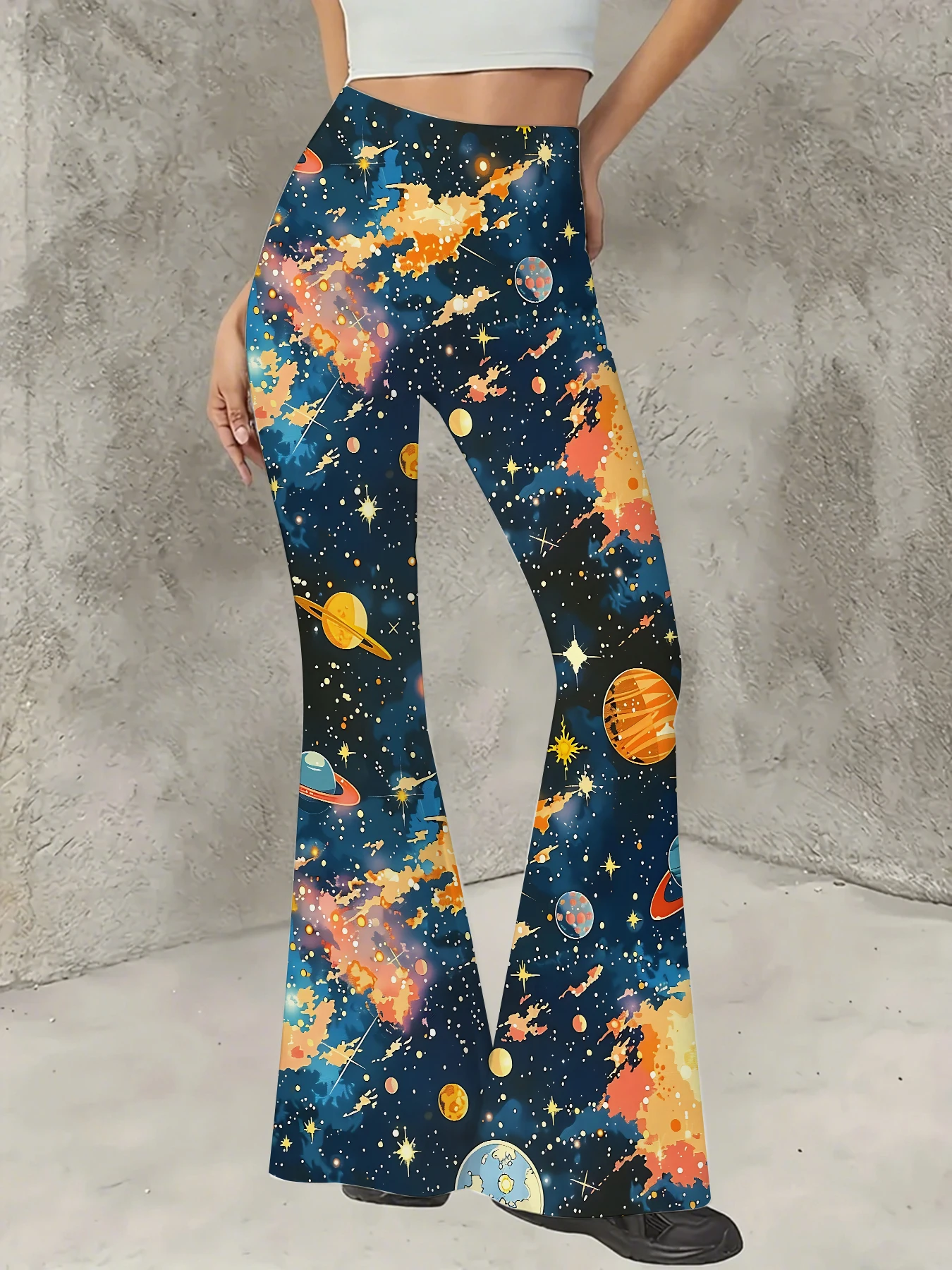 Women's Printed Flare Pants Y2K High Waist Bell Bottom Trousers Streetwear
Women's Printed Flare Pants Y2K High Waist Bell Bottom Trousers Streetwear