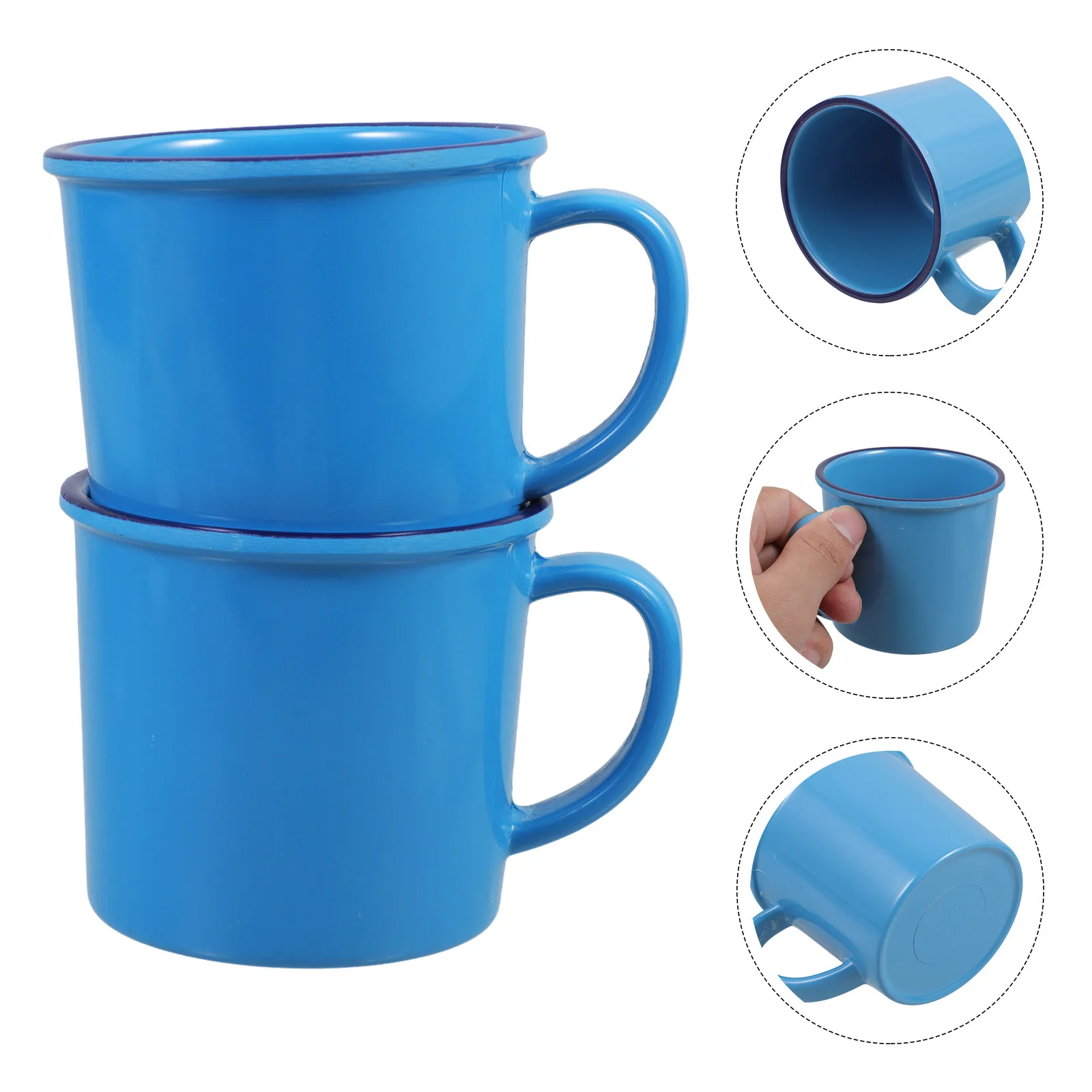 2Pcs Retro Imitation Enamel Tea Cups Heat-Insulated Water Mugs Easy to Clean Household Drinking Cups Water Cup
2Pcs Retro Imitation Enamel Tea Cups Heat-Insulated Water Mugs Easy to Clean Household Drinking Cups Water Cup
