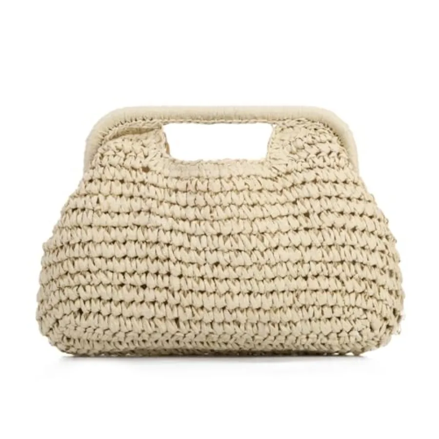 Straw Dumpling Clutch Bag, Summer Beach Bag, Woven Straw Tote Clutch Purse for Women, Vacation Evening Bags
Straw Dumpling Clutch Bag, Summer Beach Bag, Woven Straw Tote Clutch Purse for Women, Vacation Evening Bags