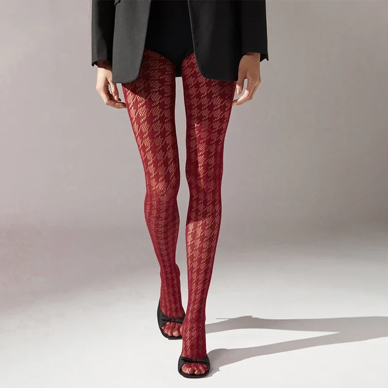 Fashion Hollow Out Houndstooth Mesh Women's Pantyhose Thin Retro British Style Hottie Sexy Fishnet Stockings Tights
Fashion Hollow Out Houndstooth Mesh Women's Pantyhose Thin Retro British Style Hottie Sexy Fishnet Stockings Tights