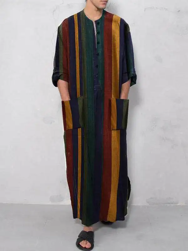 Printed Long Mens Shirt with a Long Robe Style Ethnic Chinese Casual Wear No Brand Registered Trademark L041 Autumn 2026
Printed Long Mens Shirt with a Long Robe Style Ethnic Chinese Casual Wear No Brand Registered Trademark L041 Autumn 2026