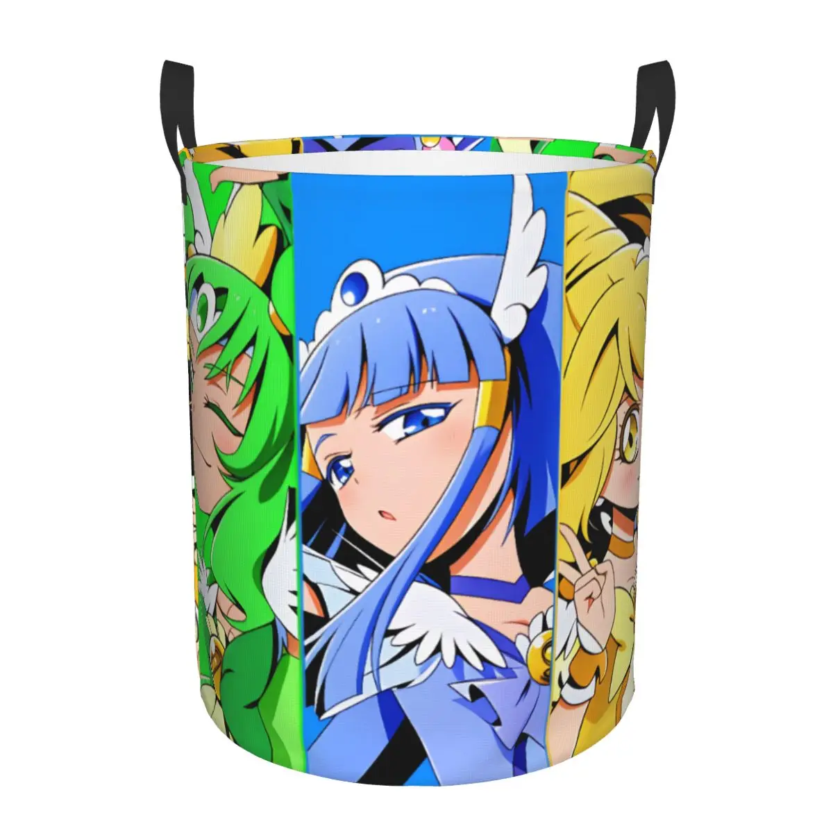 Pretty Cure Happy Sunny Laundry Basket Collapsible Cure Beauty Cure Peace Cure March Clothes Hamper Storage Bin for Living Room
Pretty Cure Happy Sunny Laundry Basket Collapsible Cure Beauty Cure Peace Cure March Clothes Hamper Storage Bin for Living Room