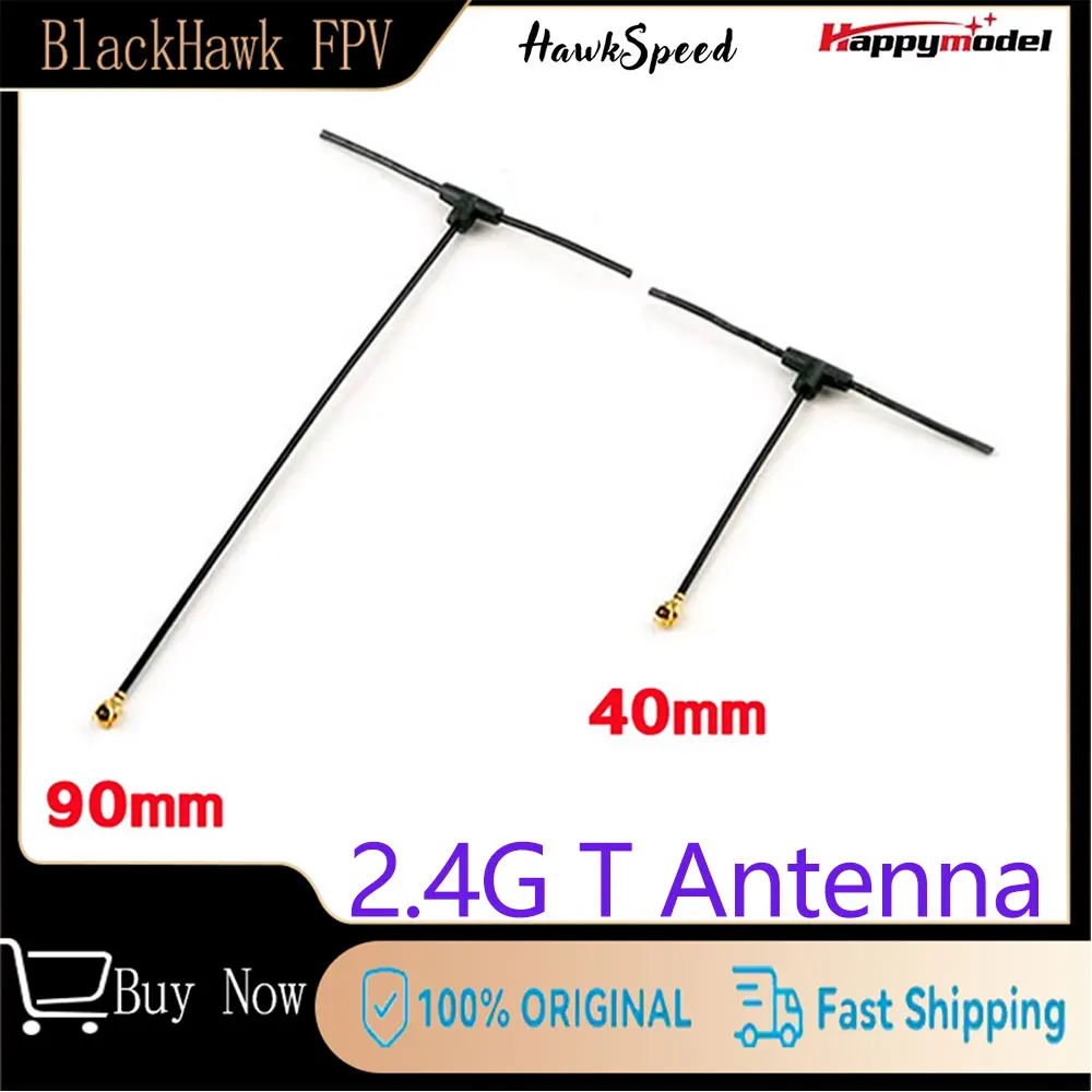 Happymodel 2.4G T Omnidirectional Antenna 40MM/90MM For ELRS EP1 EP2 Receiver URL/IPX/U.FL TBS Tracer
Happymodel 2.4G T Omnidirectional Antenna 40MM/90MM For ELRS EP1 EP2 Receiver URL/IPX/U.FL TBS Tracer