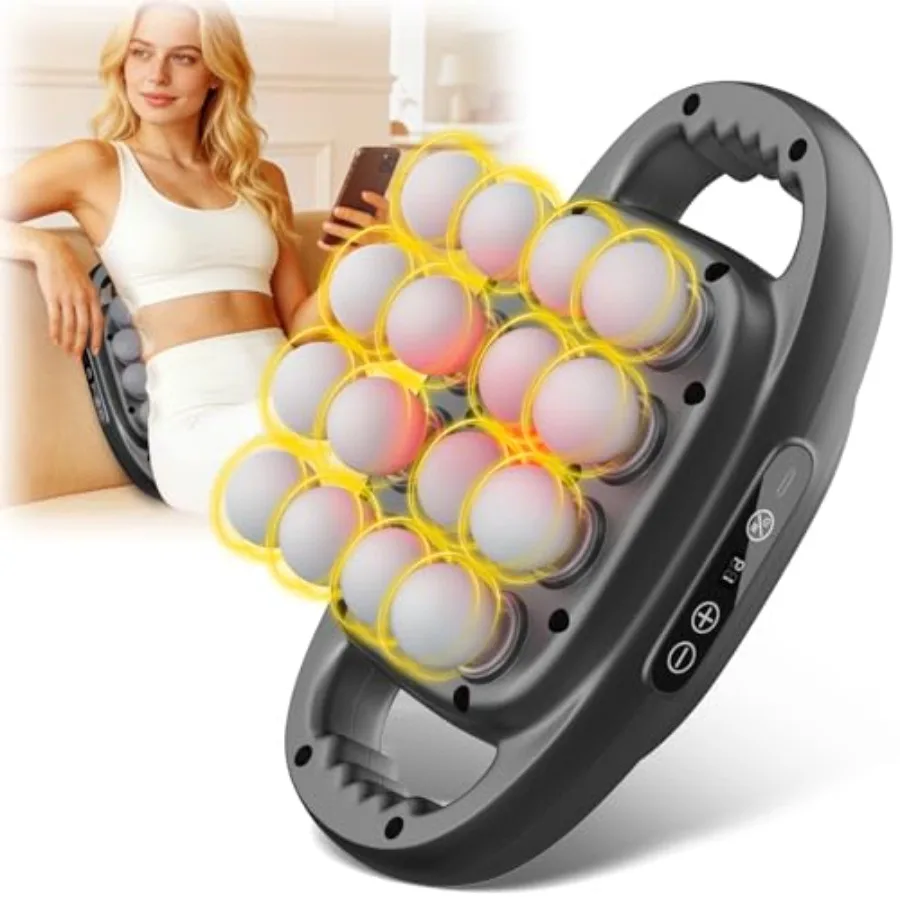 16-Head Massage Gun, Deep Tissue Percussion Massager with 9 Modes and 9 Intensities, Quiet Back Massager Pain Relief for Back,
16-Head Massage Gun, Deep Tissue Percussion Massager with 9 Modes and 9 Intensities, Quiet Back Massager Pain Relief for Back,