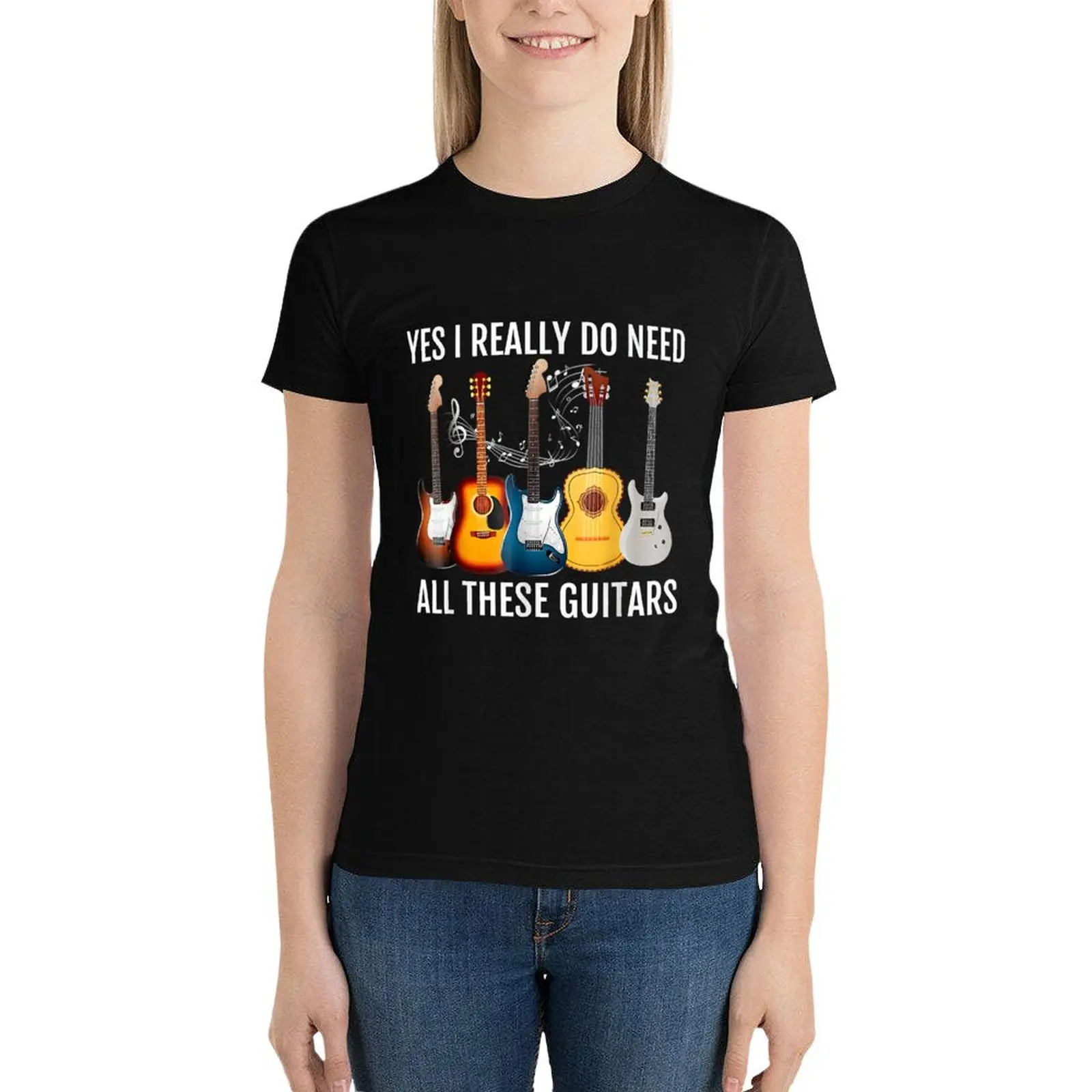 yes I really do need all these guitars Acoustic Guitar T-Shirt tops hippie clothes tees t shirts for Women loose fit
yes I really do need all these guitars Acoustic Guitar T-Shirt tops hippie clothes tees t shirts for Women loose fit