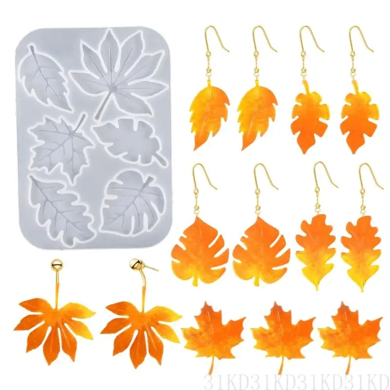 31KD Earrings Molds Resin Craft Moulds Maple Leaf Pendant Molds Unique Keychain Molds Jewelry Making Accessories
31KD Earrings Molds Resin Craft Moulds Maple Leaf Pendant Molds Unique Keychain Molds Jewelry Making Accessories