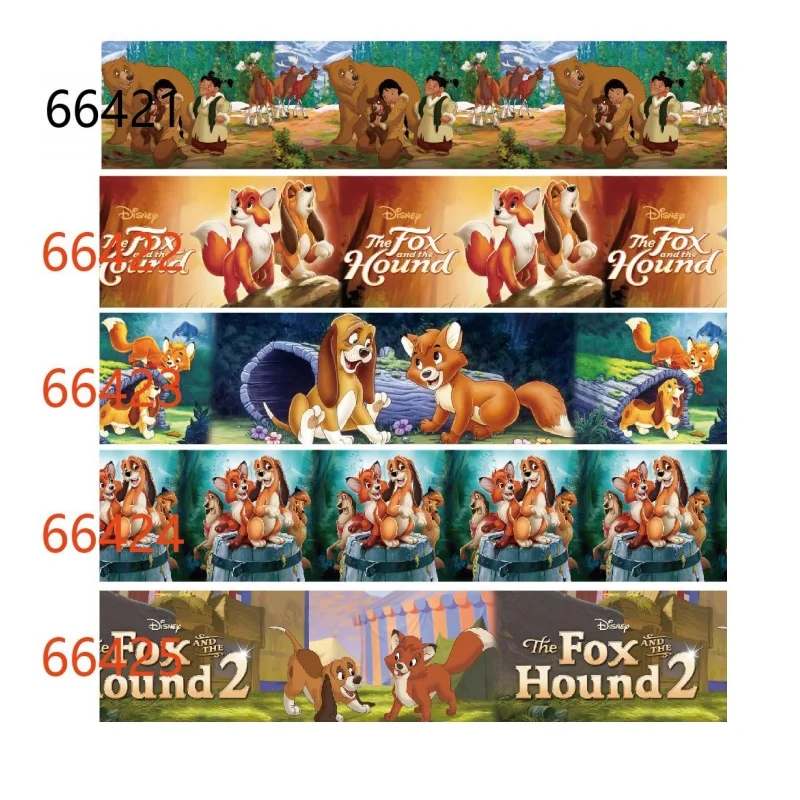 10Yards Disney the Fox and the Hound Cartoon Grosgrain Ribbon for Hairbows DIY Craft Supplies Gift Box Packaging
10Yards Disney the Fox and the Hound Cartoon Grosgrain Ribbon for Hairbows DIY Craft Supplies Gift Box Packaging