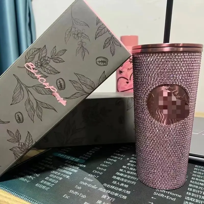 New Bk Co-Branded Diamond Cups Stainless Steel Suction Cups Studded Suction Cups Kawaii Large-Capacity Simulation Water Cup
New Bk Co-Branded Diamond Cups Stainless Steel Suction Cups Studded Suction Cups Kawaii Large-Capacity Simulation Water Cup