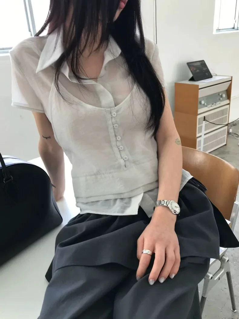 Mosa Pure Desire Wind Short Sleeve Shirt Women's Thin Style Commute Top Breathable Moisture Wicking Neck Short Length
Mosa Pure Desire Wind Short Sleeve Shirt Women's Thin Style Commute Top Breathable Moisture Wicking Neck Short Length