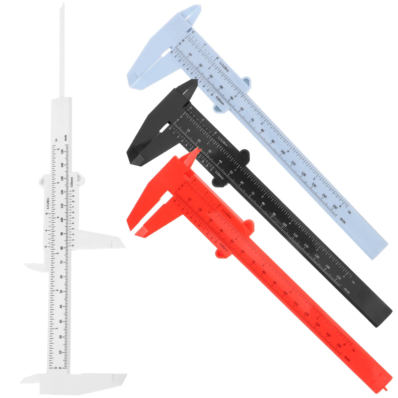 iplusmile 4pcs 150mm Plastic Caliper Lightweight Sliding Gauge Precision Measuring Tool for School Home Office Use
iplusmile 4pcs 150mm Plastic Caliper Lightweight Sliding Gauge Precision Measuring Tool for School Home Office Use