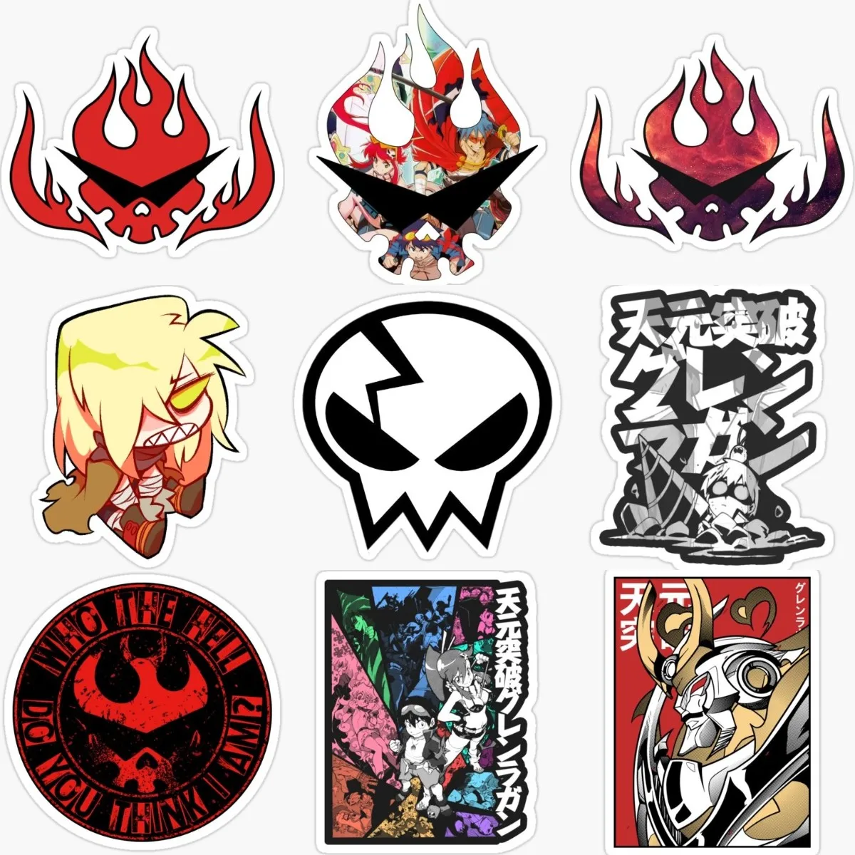 Tengen Toppa Gurren Lagann Anime Flame Skull Stickers for Decorate Car Motorcycle Off Road Truck Bumper Wall Decal Accessories
Tengen Toppa Gurren Lagann Anime Flame Skull Stickers for Decorate Car Motorcycle Off Road Truck Bumper Wall Decal Accessories