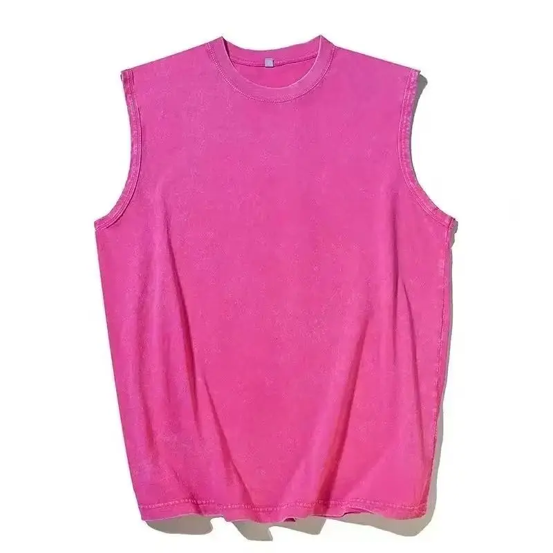 Summer cotton Men's Washed Cotton Tank Tops Muscle Gym Sleeveless Workout T Shirts Running Beach Loose Tees
Summer cotton Men's Washed Cotton Tank Tops Muscle Gym Sleeveless Workout T Shirts Running Beach Loose Tees