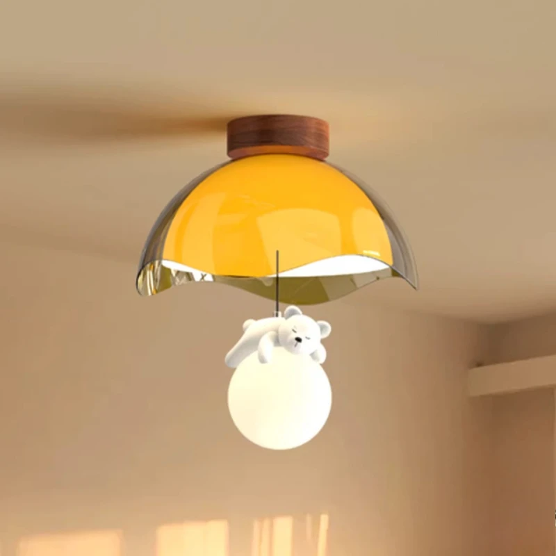 French Medieval Ceiling Light LED Boys Girls Bedroom Children's Room Creative Cream Style Eggshell Small White Bear Ceiling Lamp
French Medieval Ceiling Light LED Boys Girls Bedroom Children's Room Creative Cream Style Eggshell Small White Bear Ceiling Lamp