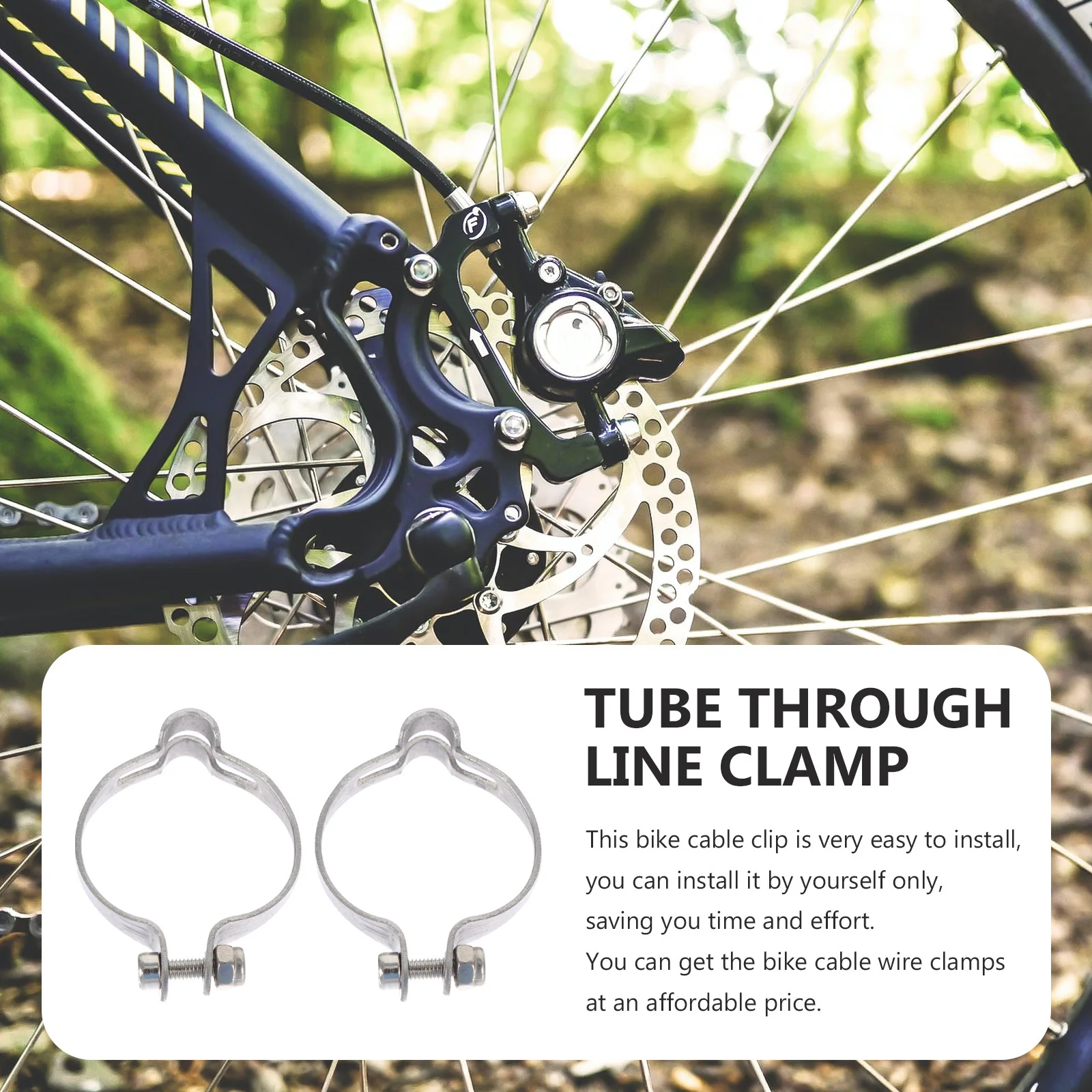 2pcs Bicycle Brake Cable Clamps Steel Wire Clips For Bike Shifting Lever Cycling Brake Wires Fixing Tool Bike Accessories
2pcs Bicycle Brake Cable Clamps Steel Wire Clips For Bike Shifting Lever Cycling Brake Wires Fixing Tool Bike Accessories