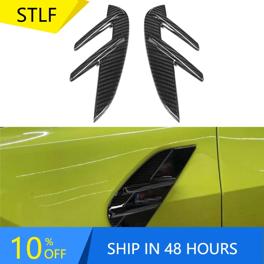 STLFDry Carbon Fiber Fender Vent Trims Cover Decoration for BMWs G82 G83 M4 2-door Sedan 2021-IN
STLFDry Carbon Fiber Fender Vent Trims Cover Decoration for BMWs G82 G83 M4 2-door Sedan 2021-IN