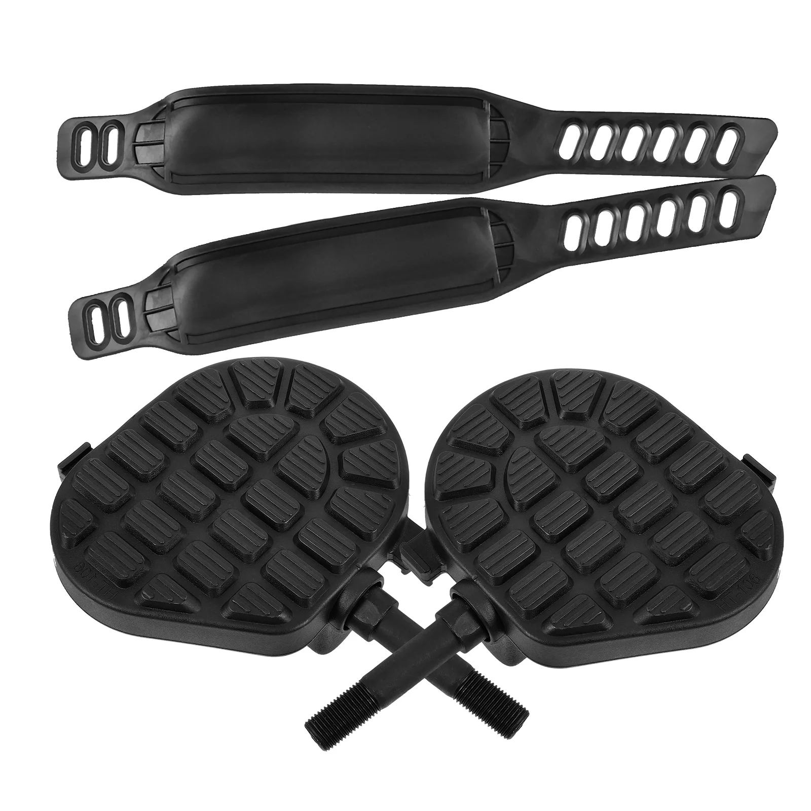 1 set NonSlip BikePedalsSet CyclingSupplies FitnessExercise ReplacementAlloyStrap AntiSkidDesign DurableMaterial
1 set NonSlip BikePedalsSet CyclingSupplies FitnessExercise ReplacementAlloyStrap AntiSkidDesign DurableMaterial