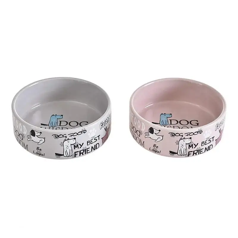 Lovely Pet Feeders English Pet Pattern High Quality Thick Ceramics Accessories Cats and Cartoon Bowls Supplies Dogs for Non-slip
Lovely Pet Feeders English Pet Pattern High Quality Thick Ceramics Accessories Cats and Cartoon Bowls Supplies Dogs for Non-slip