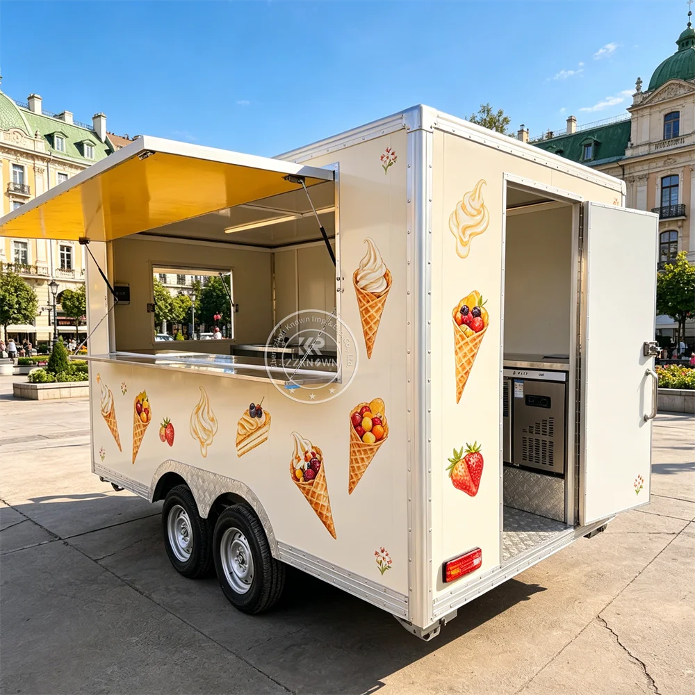 Custom Mobile Kitchen Food Truck Concession Trailer Commercial Catering Juice Bar Coffee Cart Food Trailer Fully Equipped
Custom Mobile Kitchen Food Truck Concession Trailer Commercial Catering Juice Bar Coffee Cart Food Trailer Fully Equipped
