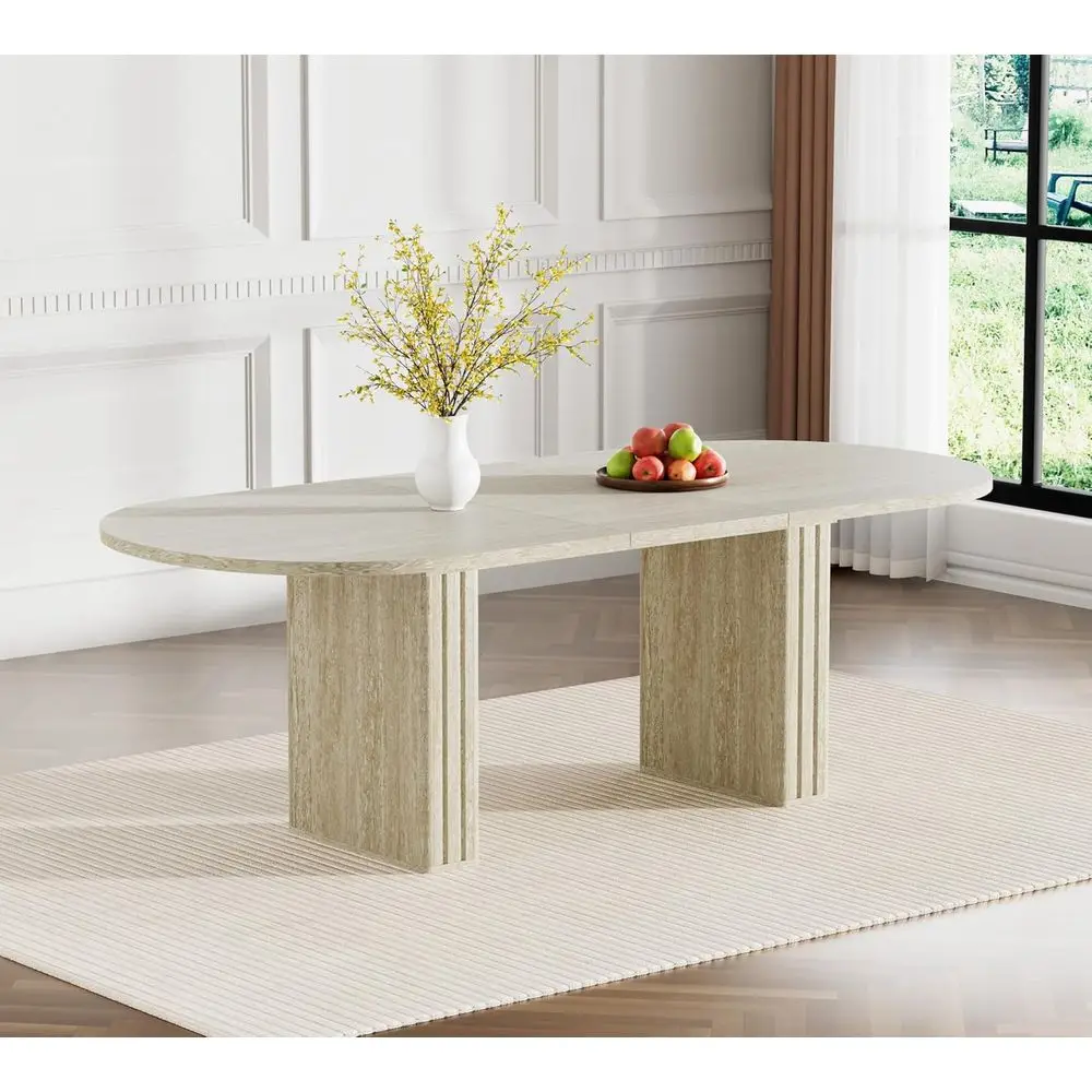 Oval Extendable Dining Table, 4-10 Seater, Marble Top with Wooden Base for Large Conference or Dining Rooms
Oval Extendable Dining Table, 4-10 Seater, Marble Top with Wooden Base for Large Conference or Dining Rooms
