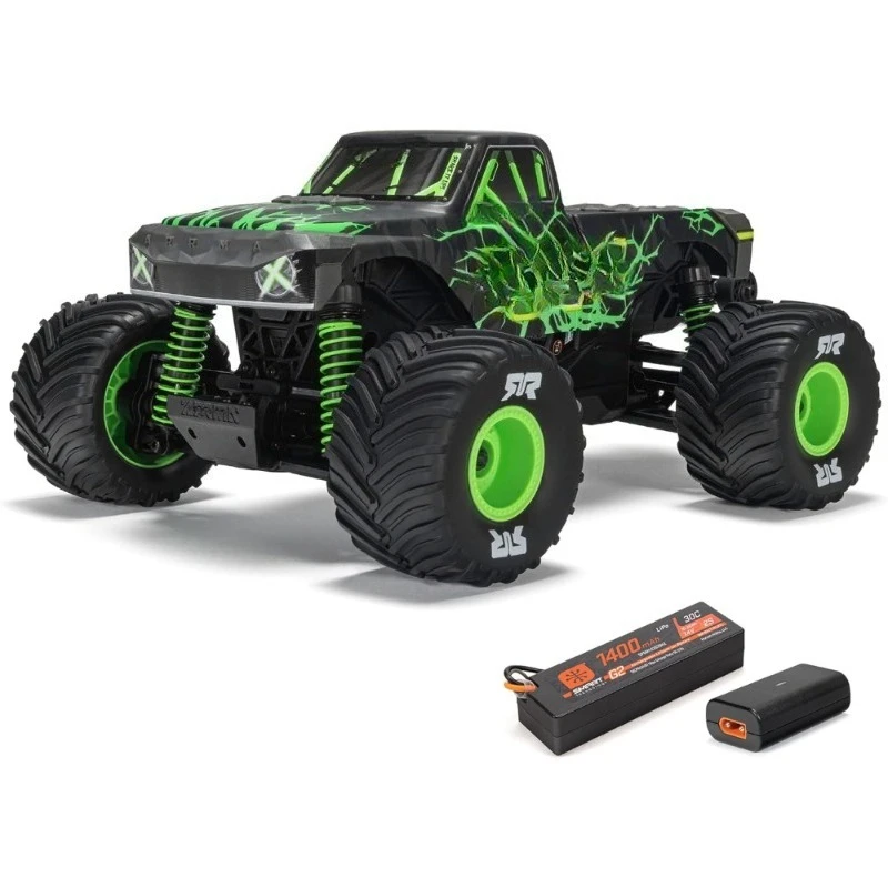 1/16 Scale 4x4 RTR Brushed Monster RC Truck with Battery Charger Green
1/16 Scale 4x4 RTR Brushed Monster RC Truck with Battery Charger Green