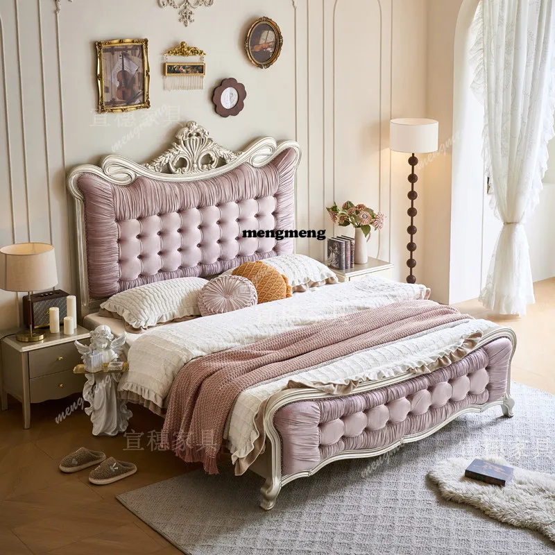 Master bed light luxury solid wood American soft bed high-end atmospheric double bed 1.8m
Master bed light luxury solid wood American soft bed high-end atmospheric double bed 1.8m