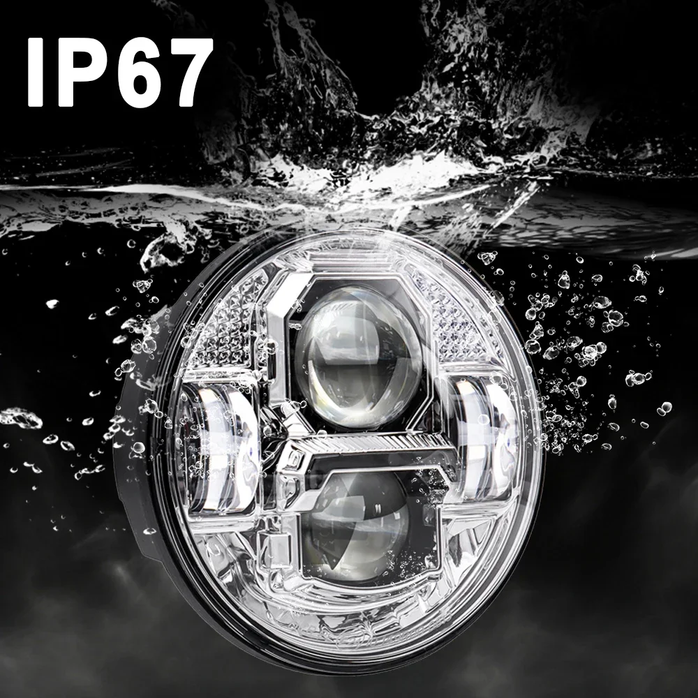 Cyberpunk 5.75 Inch 90W Motorcycle Led Headlight Headlamp For Harley Sportsters Dyna Softail Waterproof
Cyberpunk 5.75 Inch 90W Motorcycle Led Headlight Headlamp For Harley Sportsters Dyna Softail Waterproof