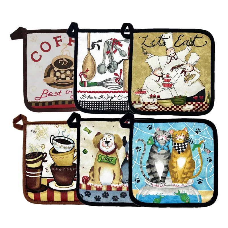 1Pc 20x20cm Rectangle Square Vintage Printed Thicken Cotton Heat Resistant Mat Potholder Pad Table Placemat
1Pc 20x20cm Rectangle Square Vintage Printed Thicken Cotton Heat Resistant Mat Potholder Pad Table Placemat
