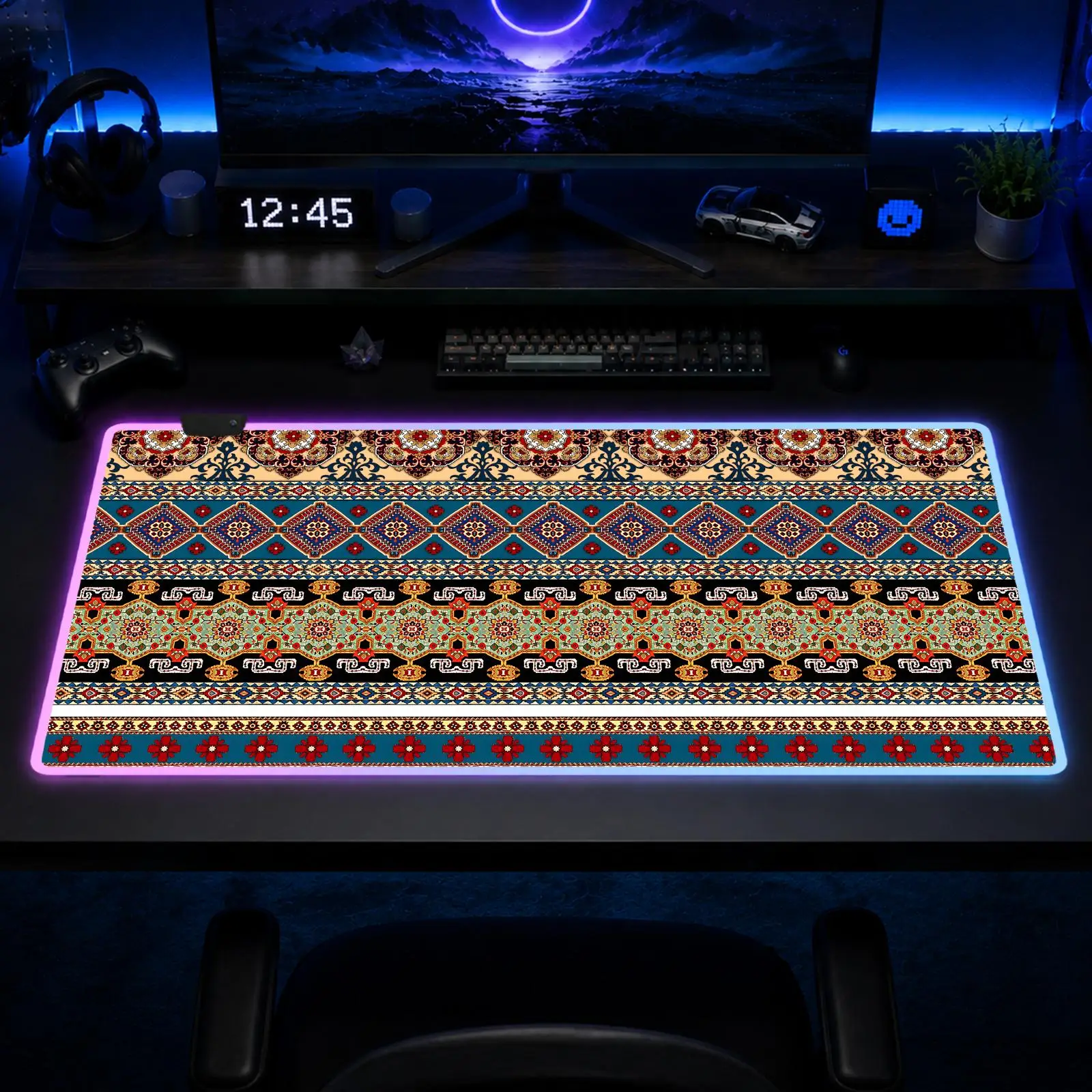 Persian Pattern Mouse Pad Gaming Anime Mouse Pad XXL RGB Desk Mats LED Table Pads Backlit Rubber Desktop
Persian Pattern Mouse Pad Gaming Anime Mouse Pad XXL RGB Desk Mats LED Table Pads Backlit Rubber Desktop