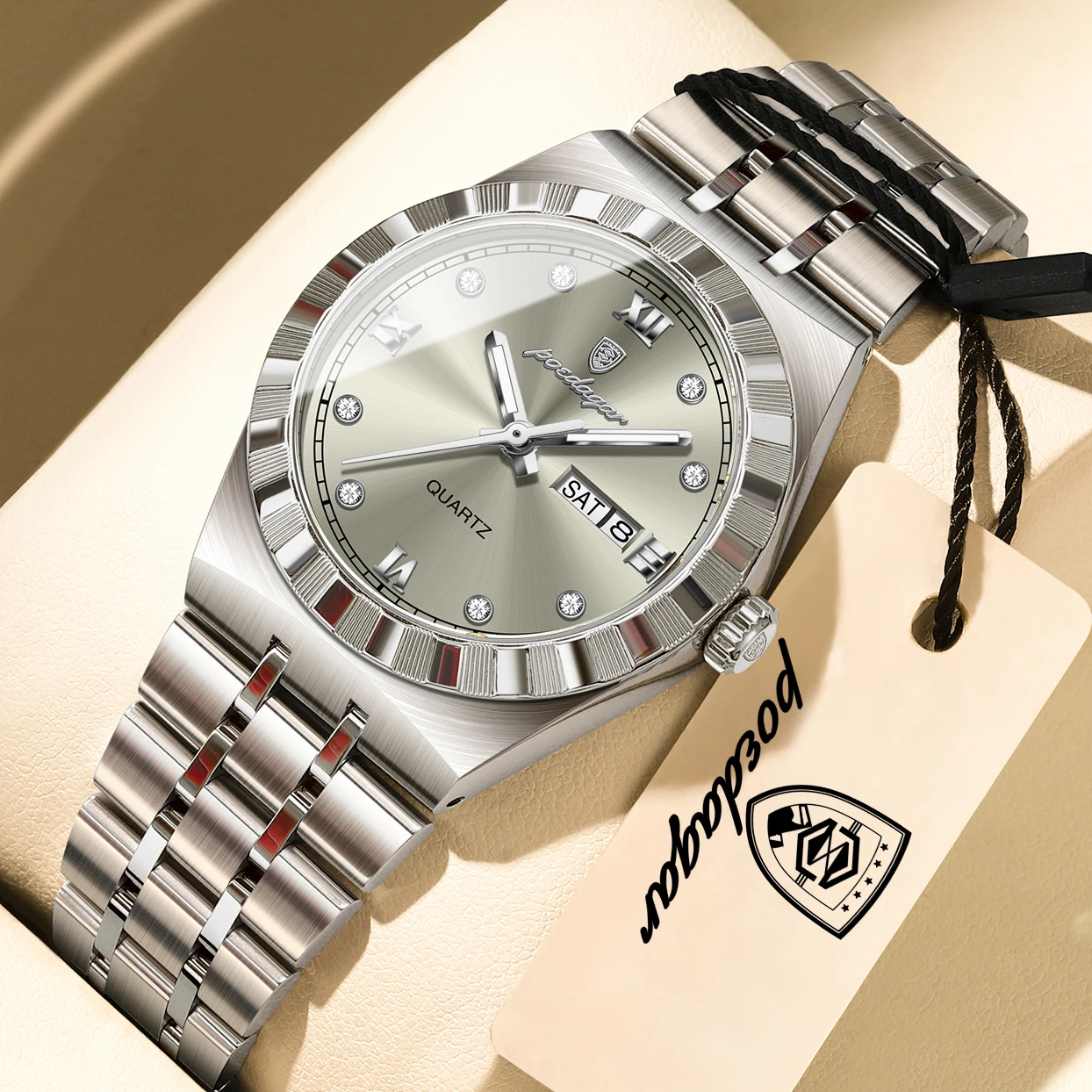 POEDAGAR Elegant Ladies Clock Luminous Waterproof Stainless Steel Woman Wristwatch Week Date Trendy Quartz Women's Watches Reloj
POEDAGAR Elegant Ladies Clock Luminous Waterproof Stainless Steel Woman Wristwatch Week Date Trendy Quartz Women's Watches Reloj