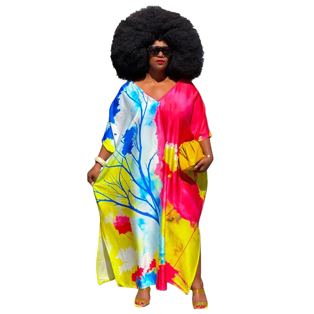 2023 African Dresses for Women Spring African Women V-neck Half Sleeve Polyester Printing Plus Size Long Dress Maxi Dress
2023 African Dresses for Women Spring African Women V-neck Half Sleeve Polyester Printing Plus Size Long Dress Maxi Dress