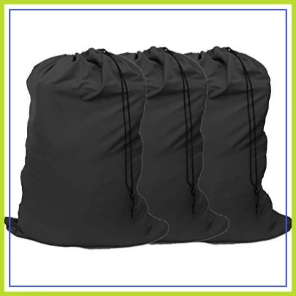 Extra Large Laundry Bag 3 Pack, Black, Travel Bags with Drawstring, 30x40, for College Dorm Apartment
Extra Large Laundry Bag 3 Pack, Black, Travel Bags with Drawstring, 30x40, for College Dorm Apartment