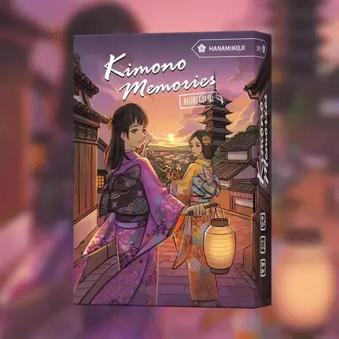 Kimono Memories Board Game with English Version 1-2 Players Family/Party Funny Cards Game Friends Entertainment