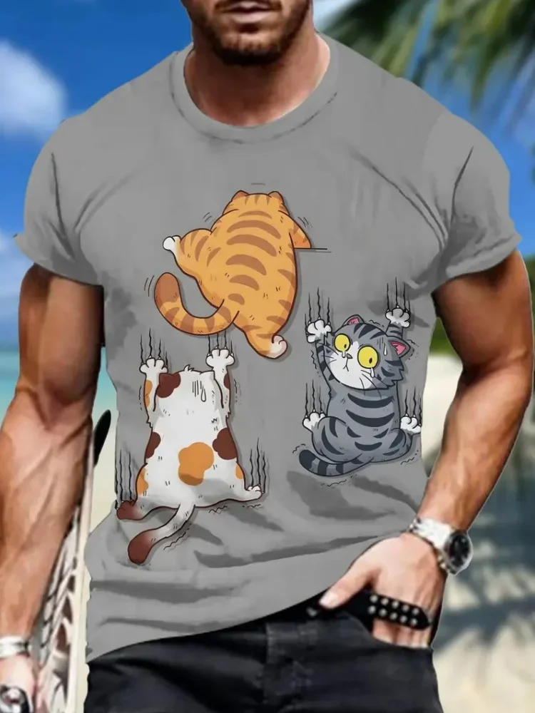 Fashion Casual Men Women T-Shirt Clothing Sketch Animal Graphic Men T-Shirts Cats 3D Print Oversize Short Sleeve T-Shirt O-Neck
Fashion Casual Men Women T-Shirt Clothing Sketch Animal Graphic Men T-Shirts Cats 3D Print Oversize Short Sleeve T-Shirt O-Neck