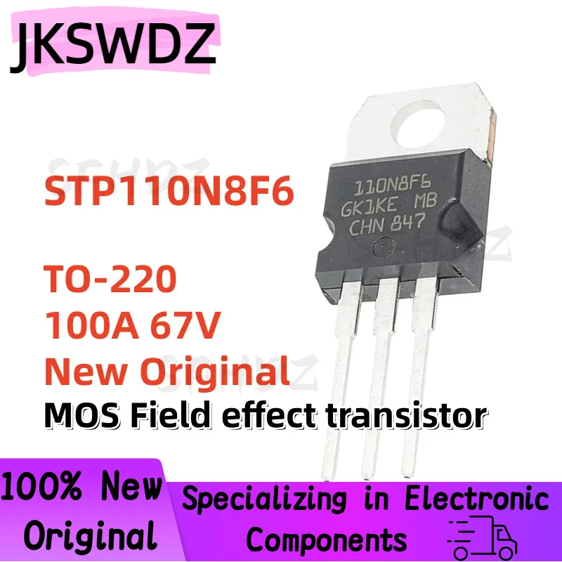 Brand New Original 10/20/30PCS STP110N8F6 110N8F6 110A 80V TO-220 100A 67V MOS Field effect transistor Best Quality In Stock
Brand New Original 10/20/30PCS STP110N8F6 110N8F6 110A 80V TO-220 100A 67V MOS Field effect transistor Best Quality In Stock