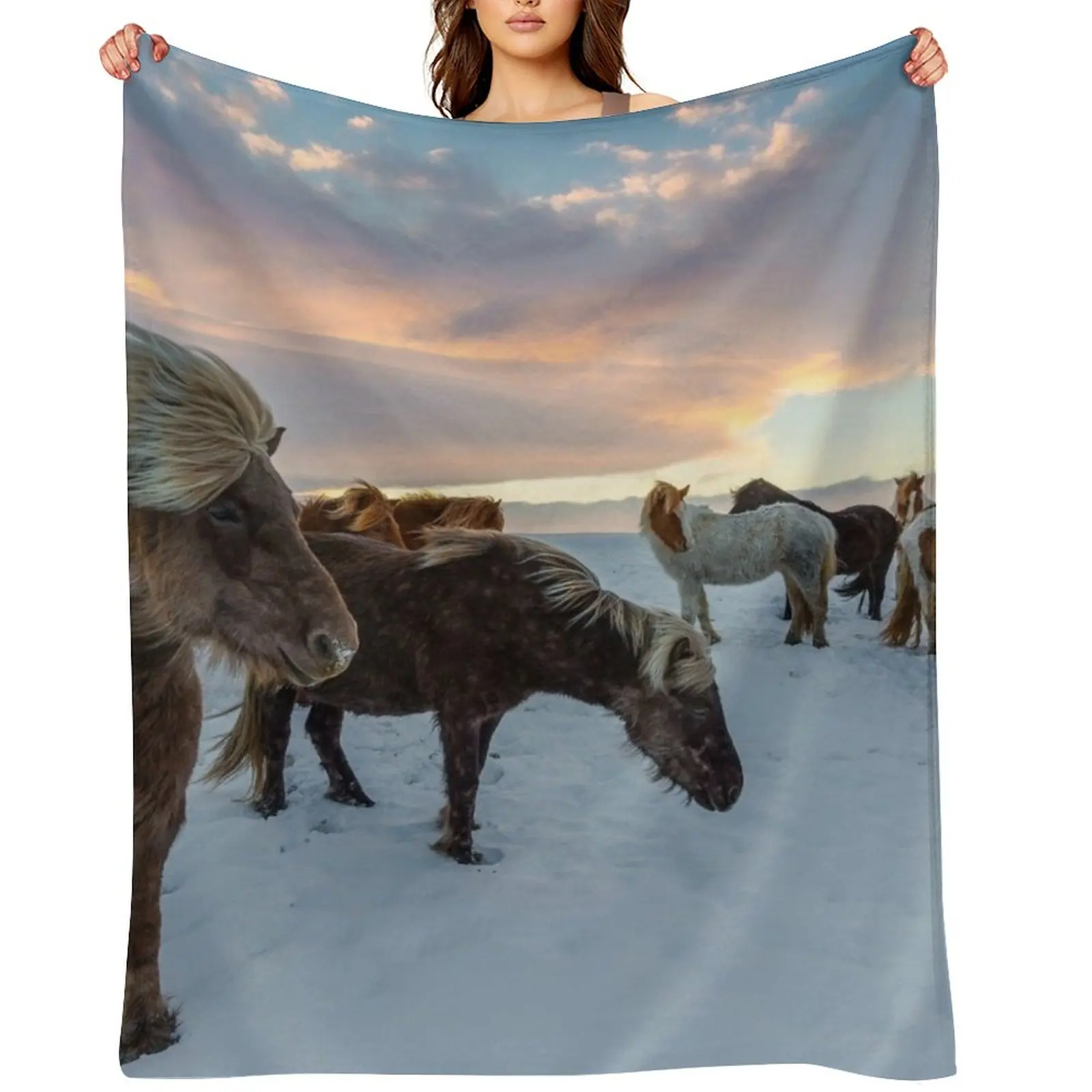 Iceland Horses Throw Blanket Decorative Sofas Cute Plaid Sofa Soft Plaid Blankets
Iceland Horses Throw Blanket Decorative Sofas Cute Plaid Sofa Soft Plaid Blankets