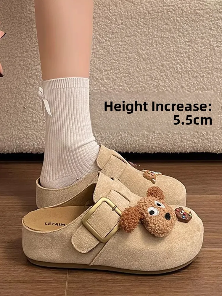 Cute Thick Bottom Slippers Women's Slip-On Half Slippers Spring 2026 New Fashion Korean Style Ultra-Fine Fiber
Cute Thick Bottom Slippers Women's Slip-On Half Slippers Spring 2026 New Fashion Korean Style Ultra-Fine Fiber