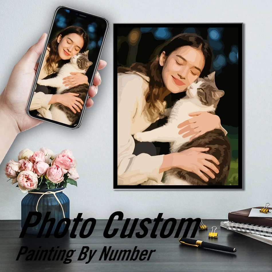 Photo Custom Painting By Numbers DIY painting Landscape Photos Valentine's Day,Graduation season Paint Your Photo By Number
Photo Custom Painting By Numbers DIY painting Landscape Photos Valentine's Day,Graduation season Paint Your Photo By Number