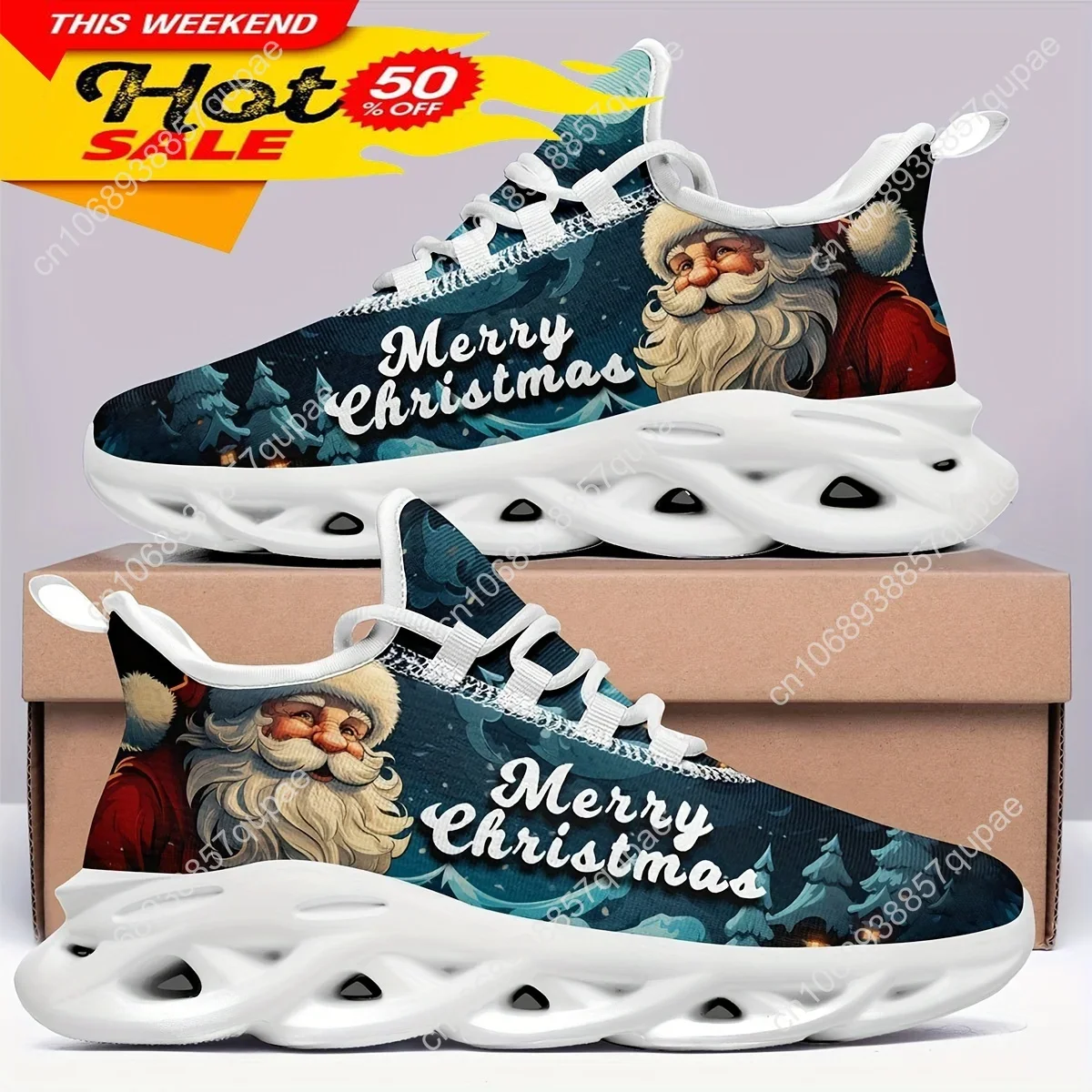 Fashion Christmas Santa Claus Flats Sneakers Mens Womens Sports Running Shoes High Quality DIY Sneaker customization Shoes
Fashion Christmas Santa Claus Flats Sneakers Mens Womens Sports Running Shoes High Quality DIY Sneaker customization Shoes