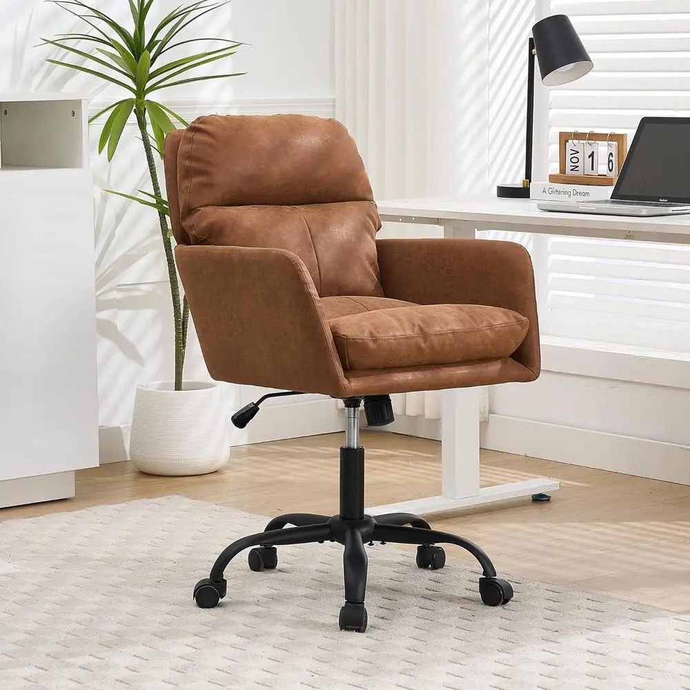 XIAN PU Leather Oice Chair with Thick Padded Seat - 360° Swivel,Height Adjustable Desk Chair with Heavy-Duty Metal Base, Ergonom
XIAN PU Leather Oice Chair with Thick Padded Seat - 360° Swivel,Height Adjustable Desk Chair with Heavy-Duty Metal Base, Ergonom