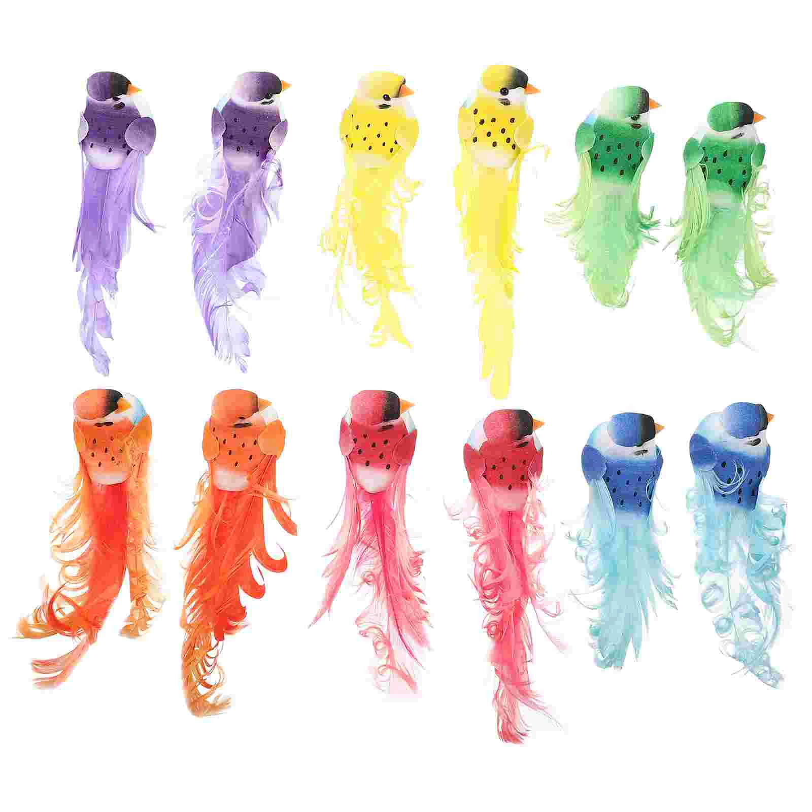 12 PCS Simulation Bird Fake Birds Imitated Ornament Glass False Props Household Decor Foam Vivid Mother
12 PCS Simulation Bird Fake Birds Imitated Ornament Glass False Props Household Decor Foam Vivid Mother
