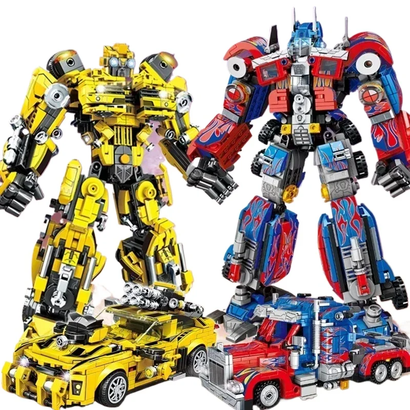 800PCS Technical Auto Transformation Cybertron Hero Robot Building Blocks Truck Sport Car Bricks Toy Gift For Kid Children
800PCS Technical Auto Transformation Cybertron Hero Robot Building Blocks Truck Sport Car Bricks Toy Gift For Kid Children