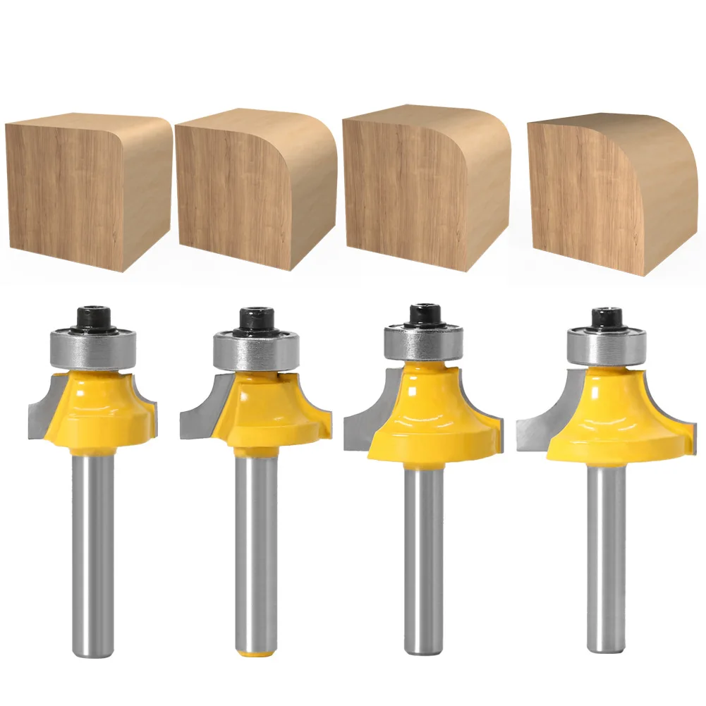 6mm Shank Corner Round Over Edging Router Bit with Bearing Milling Cutter for Wood Woodworking Tungsten Carbide Cutting Tools
6mm Shank Corner Round Over Edging Router Bit with Bearing Milling Cutter for Wood Woodworking Tungsten Carbide Cutting Tools
