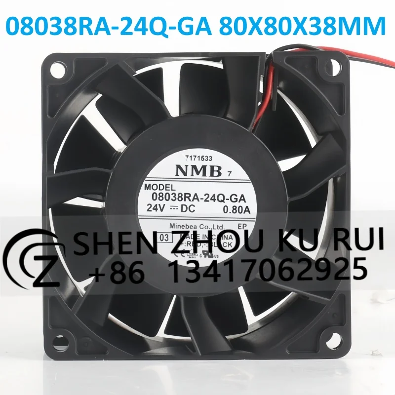 New original NMB 8038 8CM 08038RA-24Q-GA 24V 0.80A frequency converter cooling fan
New original NMB 8038 8CM 08038RA-24Q-GA 24V 0.80A frequency converter cooling fan