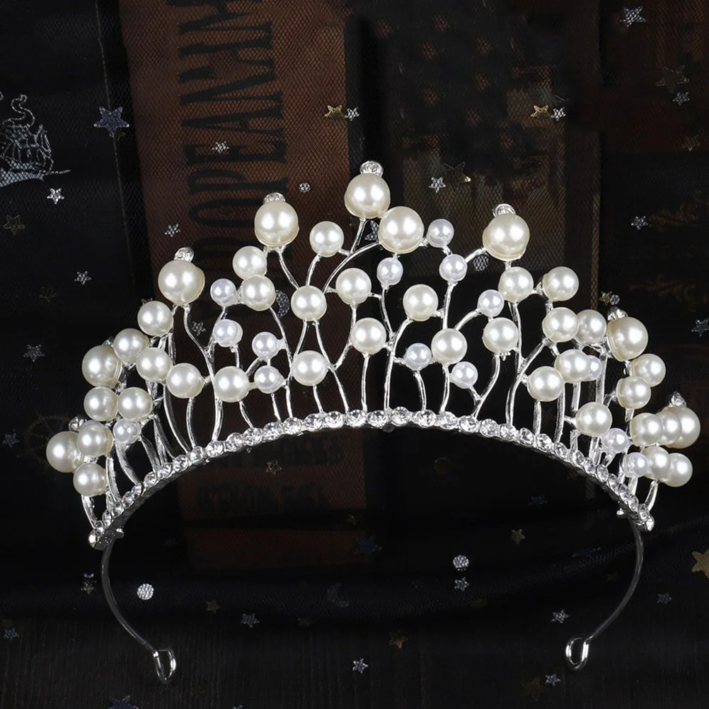 Children's Crown Diamond-bordered Headdress Imitated Pearl Simulated Headband Decor
Children's Crown Diamond-bordered Headdress Imitated Pearl Simulated Headband Decor