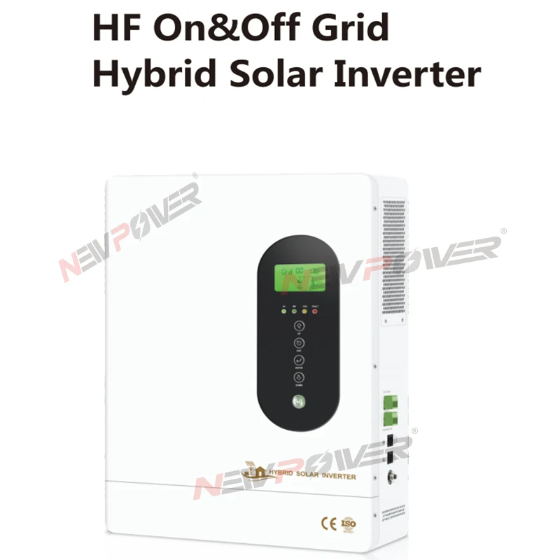MPPT On-Grid/Off-Grid Hybrid Inverter 5000W 48Vdc With BMS 100A Solar Charger Controller 230V Out-put and Solar Panel PV 500VDC
MPPT On-Grid/Off-Grid Hybrid Inverter 5000W 48Vdc With BMS 100A Solar Charger Controller 230V Out-put and Solar Panel PV 500VDC