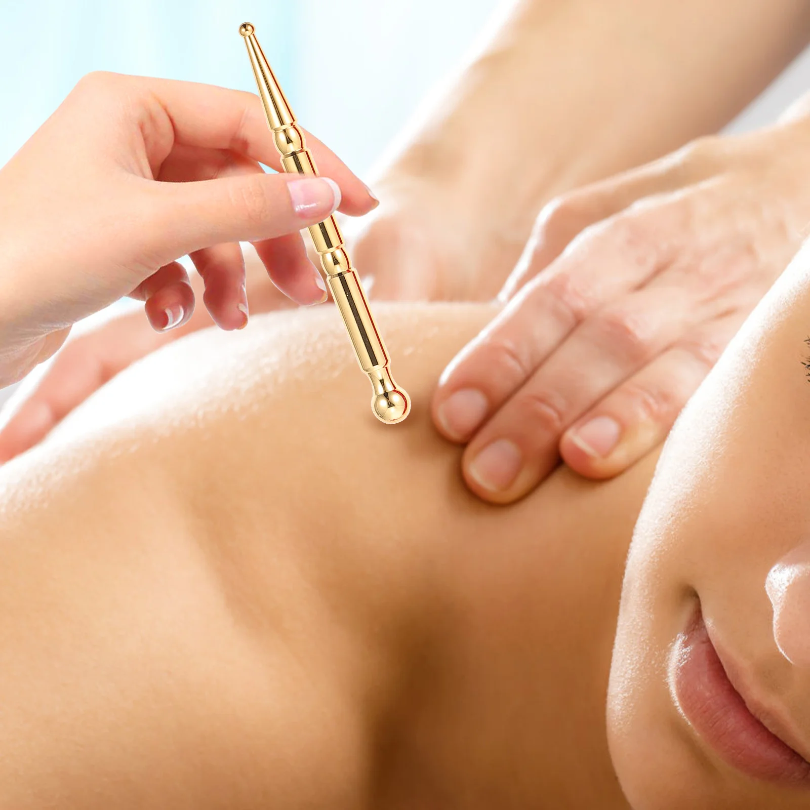 Massage Stick Brass Acupoint Massager For Pain Relief Deep Tissue Trigger Point Therapy Body Face Acupressure Bar
Massage Stick Brass Acupoint Massager For Pain Relief Deep Tissue Trigger Point Therapy Body Face Acupressure Bar