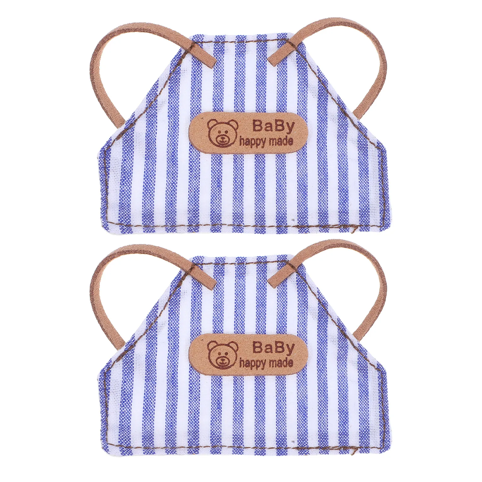 2Pcs Mini Chef Apron for 10-15Cm Checkered Plaid Striped Design Washable Soft Fabric Dollhouse Kitchen Cooking Props
2Pcs Mini Chef Apron for 10-15Cm Checkered Plaid Striped Design Washable Soft Fabric Dollhouse Kitchen Cooking Props